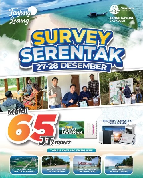 Kavling Wisata Tanjung Lesung Legalitas Aman dan Siap Bangun